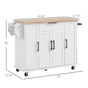 Isole e Carrelli da Cucina: Armadietto Contenitore/Carrello da Cucina per un'Organizzazione Efficiente - Product Image 3