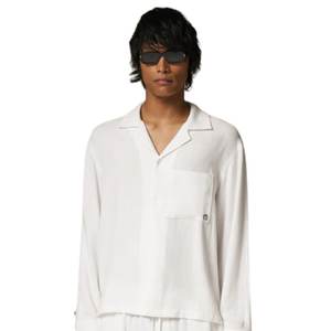 Camisa Texturizada Tejida para Hombre, Manga Larga, con Botones, Informal, para Playa o Resort, Ligera, Suministro al por Mayor OEM - Product Image 5