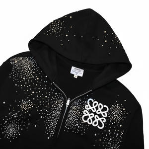 Sweat-shirts à capuche zippés pour hommes 2026, haute qualité, 100 % coton molletonné, respirant, séchage rapide, coupe classique - Product Image 4