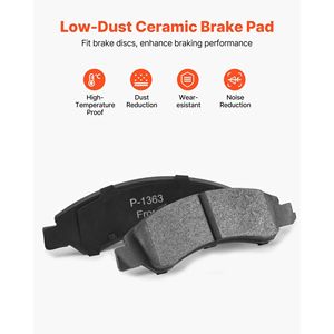 Kit de Reparación de Frenos Delanteros para Cadillac Escalade/Escalade ESV 2008-2016, Compatible con Modelos 2017-2020 Incluidos - Product Image 4