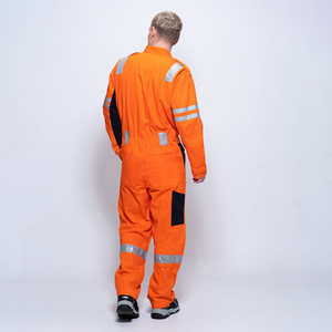 reflective <b>strip</b> durable wear hi vis coverall industrial safety comfort clothing hi vis coverall premium breathable workwear - Product Image 4