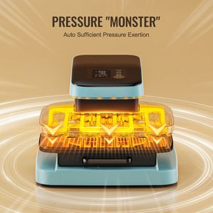 Kit Pressa a Caldo Automatica Smart 15x15 per Stampa su Tumbler e Magliette con Rilascio Automatico - Product Image 4