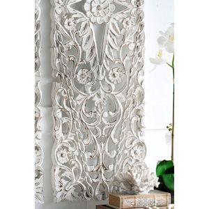 Pannello Decorativo Floreale 152x40x3.6 cm Scultura Murale Decorativa Pannelli e Tavole da Parete - Product Image 4