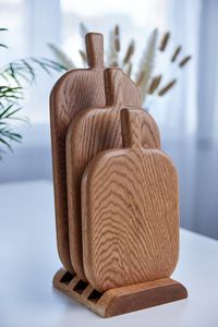 Tabla de servir de madera, tabla de charcutería, tabla de cortar tipo butcher block, tabla de cortar artesanal, tabla de cocina rústica, tabla para queso - Product Image 4