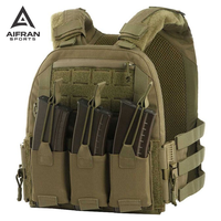 Aiffran Gilet de poitrine d'extérieur durable, multi-poches, réglable et léger pour le rangement d'équipement