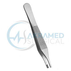 Pinzas para Tejidos Adson Brown con Puntas de Precisión, Acero Inoxidable, Instrumento Quirúrgico ORL, Certificado CE, Herramienta Médica Reutilizable - Product Image 2