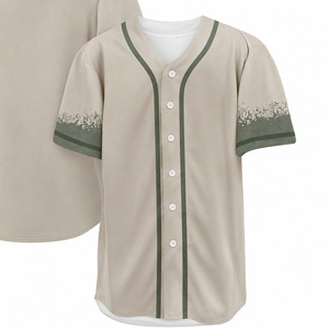 Maillot de baseball respirant à col ras du cou de qualité supérieure, séchage rapide, vente chaude, nouvelle arrivée, 100 % polyester, personnalisable, pour hommes - Product Image 6