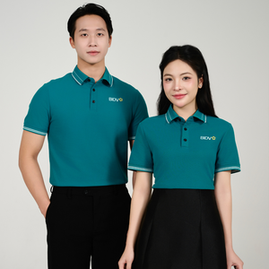 Polo personnalisé OEM 65/35 coton polyester unisexe style économique multicolore commandes en gros pour uniformes - Product Image 3