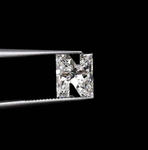 Diamant cultivé en laboratoire, certifié IGI, lettre 'N', clarté VVS-VS, taille personnalisée pour pendentif de bijoux - Product Image 1