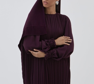 Abaya Saudí Tradicional Islámica de Alta Calidad para Mujer, Diseño Dubai, Primavera, Poliéster Transpirable, Largo hasta el Tobillo, Corte Musulmán - Product Image 6