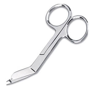 Ciseaux à pansement de qualité supérieure OEM pour les soins infirmiers Ciseaux de traumatologie médicale Ciseaux de premiers soins d'urgence 14 CM Ciseaux à pansement - Product Image 1