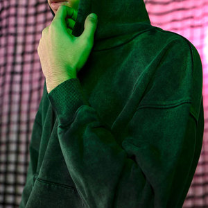 Survêtement décontracté pour homme, style automne, délavé à l'acide, avec impression de logo personnalisée, qualité supérieure, vente en gros directe usine, le plus vendu - Product Image 5