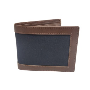 Vegan Leather Bifold <b>Wallet</b> Large Capacity Credit Card Holder RFID Safe Fashion Vintage Bulk Production Chairman Lining Coin <b>Zip</b> - Product Image 1