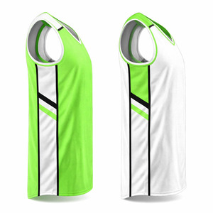 Hot Selling High Quality Custom Comfortable Basketball Jersey Breathable 100 Percent Polyester Quick Dry Adjustable Strap Short - Product Image 4