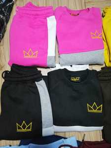 Men's Color Blocking Tracksuit Full Sleeve Crew Neck Casual Autumn Wear Side Pockets Regular Fit Polyester Cotton Mix - Product Image 4