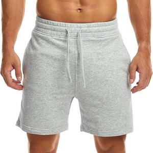 Summer Men's Casual <b>Quick</b> <b>Dry</b> Gym Sports <b>Shorts</b> Mid Waist Pattern Solid Color Eco-Friendly Polyester/Cotton Loose Drawstring - Product Image 1