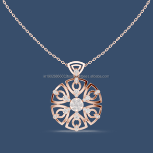 Venta al por mayor nueva cadena de joyería de moda 925 collar de letra de la suerte redondo de plata para las mujeres - Product Image 1