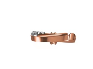 Magnifique pendentif en or et diamants pour femme, bijou raffiné pour un usage quotidien, cadeau pour elle, style moderne, finition élégante et brillante. - Product Image 2