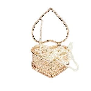 Premium <b>Heart</b> <b>Shape</b> Brass Glass Storage <b>Box</b> Elegant Jewelry Organizer Decorative Display Case for Luxury Home Decor - Product Image 2