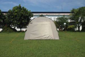 Tente de camping spacieuse monocouche Andes, type extensible, une chambre et un salon, toutes saisons, abri extérieur Camptown - Product Image 3