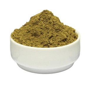 Poudre de feuilles de Bhringraj naturelle en vrac, poudre d'Eclipta Prostrata de haute qualité pour les soins capillaires, les soins du cuir chevelu et les masques capillaires/shampoings - Product Image 1