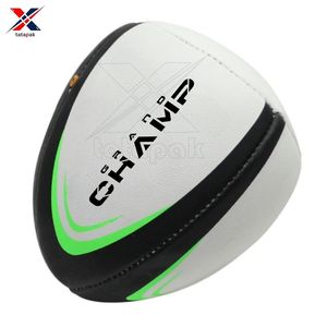 Ballon de rugby et ballon de football américain sur mesure en gros, taille 9/6/3, blanc, écologique, en caoutchouc durable, léger, avec logo personnalisé OEM - Product Image 3