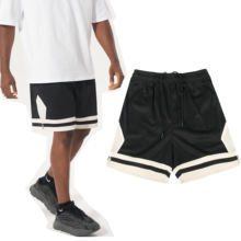 Shorts en mesh pour hommes de haute qualité, séchage rapide, respirants, best-sellers, 100% polyester, shorts de basket-ball personnalisés en mesh - Product Image 6