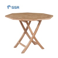 SSR VINA-Ensemble de table en bois pour l'extérieur-Ensemble de chaise de jardin en bois d'acacia table pliante chaise pliante