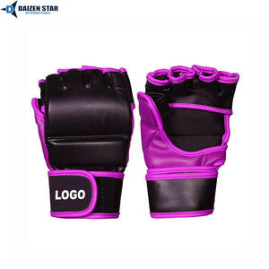 Gants de MMA en cuir professionnels pour l'entraînement des adultes, fermeture à boucle et à crochets, protection des mains pour la boxe et le MMA - Product Image 6