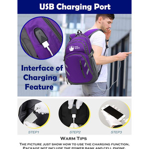 Meilleur fournisseur, prix de gros, logo personnalisé, fermeture éclair lisse, grande capacité, multi-poches, fermeture éclair légère, respirant, sac à dos pour étudiants - Product Image 4