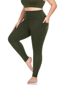Leggings de Verano Transpirables hasta la Rodilla para Mujer, Tallas Grandes, Suaves y Elásticos, de Cintura Alta con Control de Abdomen, Ideales para Yoga, Fitness y Running - Product Image 1