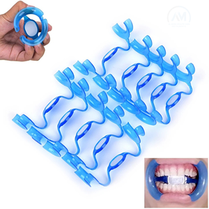 Retractor Bucal Tipo M Azul, Instrumento para Blanqueamiento Dental, Herramienta Manual de Odontología con Certificación CE y Garantía de por Vida - Product Image 2