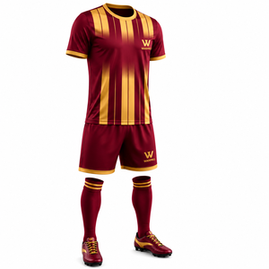 Camisetas de Fútbol para Hombre al por Mayor, Último Diseño, Manga Corta, Antibacterianas, Transpirables, 100% Poliéster, Tejido de Malla Digital - Product Image 6