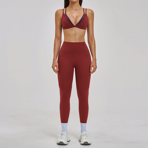 Ensemble de survêtement 3 pièces pour femme : Leggings, veste de sport et tenue de yoga personnalisable – Vêtements de fitness en gros - Product Image 5