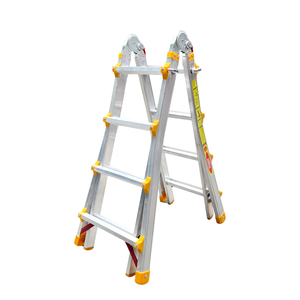 บันไดพับได้อเนกประสงค์อลูมิเนียม VIETLADDERS NVLB-44 ความสูงสูงสุด 638 ซม. รับน้ำหนักได้ 150 กก. สำหรับใช้ในโรงแรม - Product Image 1
