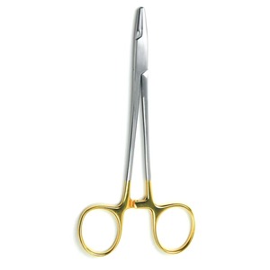 Portaagujas Quirúrgico de Acero Inoxidable con Mango Dorado |   Pinzas de Sutura a Precio Económico al por Mayor - Product Image 1