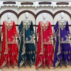 Derniers modèles de salwar kameez de créateurs pour les occasions spéciales, disponibles à prix abordable chez Samp Corporation - Product Image 6