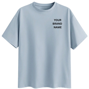 T-shirt Homme Oversize Personnalisable avec Logo, 100% Polyester, T-shirt Vierge Épais pour Impression, Streetwear Décontracté à Manches Courtes et Respirant - Product Image 2