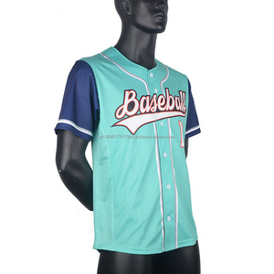 Maillots avec le nom et le numéro de l'équipe Maillots de baseball pas cher prix d'usine Sportswear Baseball Shirt Softball and Baseball Apparel Maillots de baseball - Product Image 2