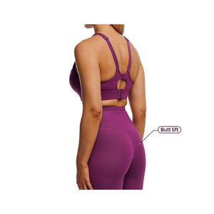 Women's Plus Size Customizable 2-Piece Yoga Set Belt <b>Lace</b> Casual Spring Lightweight <b>Elastic</b> Waist Gym Wear Sweat-Wicking - Product Image 5