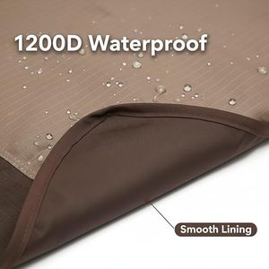 Manta para Caballo Impermeable y Transpirable de 1200 Denier, Marca TGW RIDING, Modelo Standard Neck Turnout (78, Marrón Bronceado) - Product Image 5