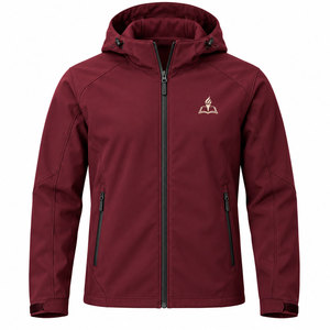 Veste Softshell Personnalisée, Design Personnalisé, Vêtements de Travail d'Hiver, Veste Softshell Imperméable et Coupe-Vent pour Hommes, Logos Brodés, Fermeture Éclair - Product Image 5