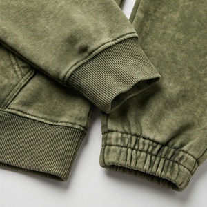 Conjunto Deportivo para Hombre, Cómodo y Ligero, Estilo Acid Wash, Sudadera con Capucha y Pantalones Deportivos, Personalizable con Logotipo OEM, Ropa Deportiva Premium - Product Image 6