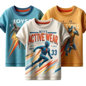 Logotipo personalizado Gimnasio Ropa deportiva Camisetas para niños Nuevo diseño Verano Fitness Entrenamiento Impreso Camisetas Precio al por mayor Últimos estilos - Product Image 6