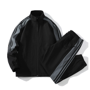 Sudadera de cuello alto de moda para entrenamiento, chándal de poliéster con logotipo personalizado y cremallera de cuarto, dobladillo plano de ECHO EDGE APPAREL - Product Image 1