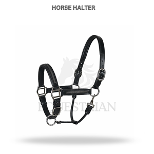 Harnais de cheval en cuir de qualité supérieure, rembourré, réglable, avec ferrures en laiton - Product Image 2