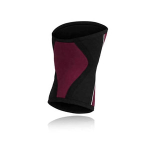 Genouillère de compression élastique bordeaux avec bordure noire pour hommes - Product Image 3