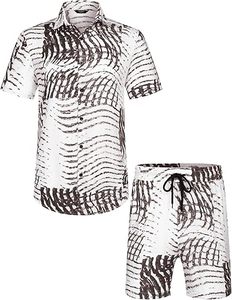 Ensemble de jogging pour hommes, été, tricoté, brodé, 100% coton, séchage rapide, manches courtes, logo personnalisé, ensemble chemise et short - Product Image 1