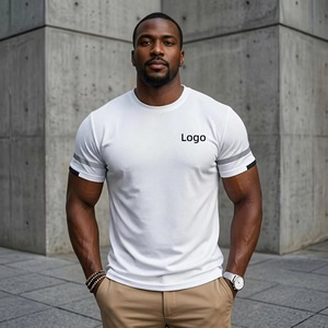 T-shirt de sport professionnel anti-rétrécissement en maille extensible, toucher frais, écologique, livraison rapide pour fabricants de vêtements de sport - Product Image 5