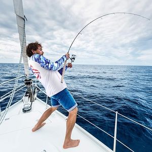 Chemise de pêche et de chasse à manches longues en polyester, protection UV, évacuation de l'humidité, légère, pour l'extérieur, marque privée, OEM, ODM - Product Image 3